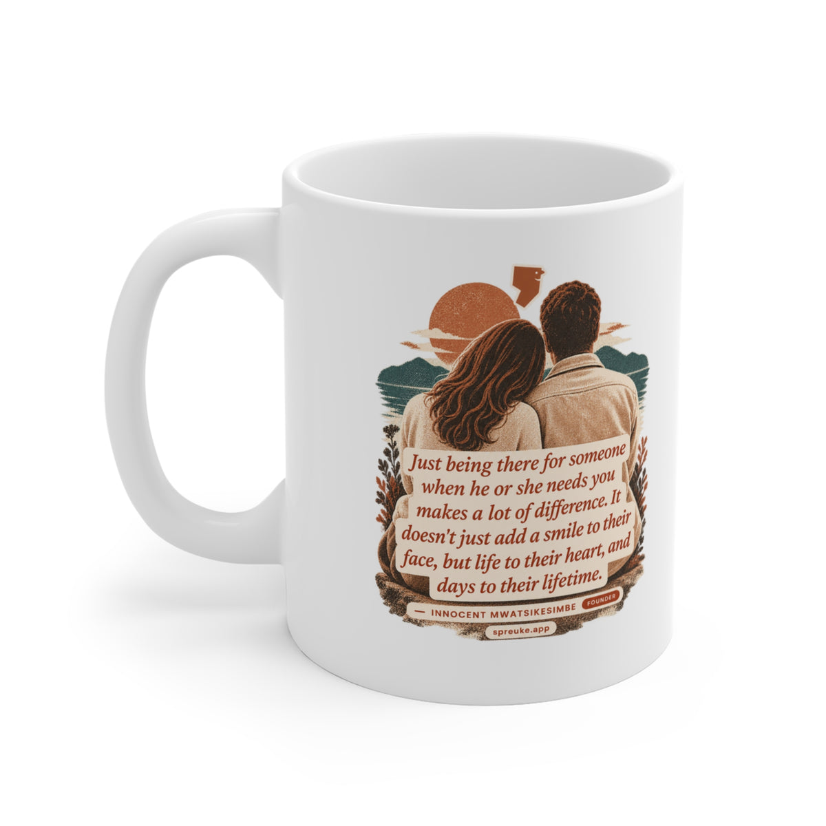 Life to Their Heart design on a mug.