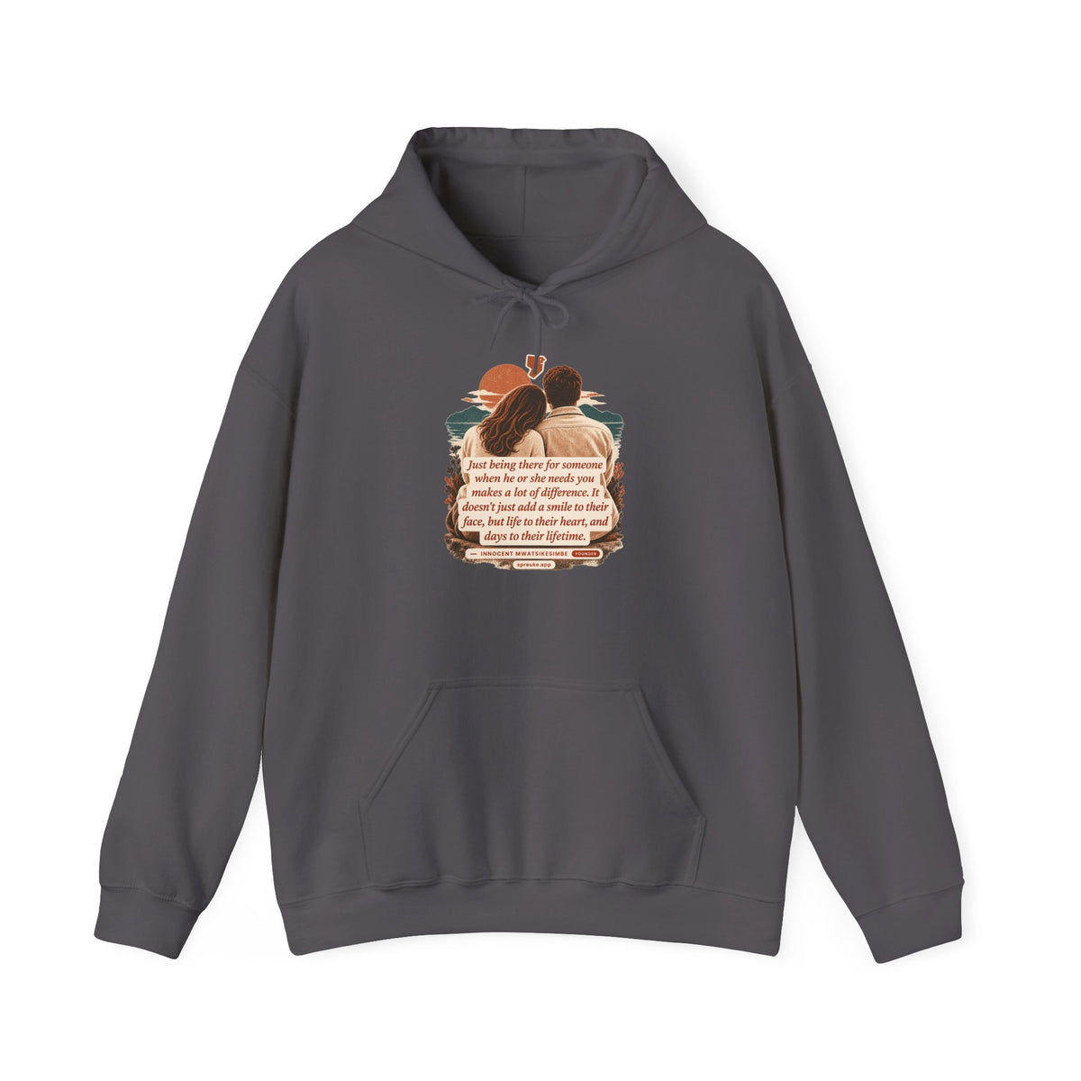 Life to Their Heart design on a hoodie.