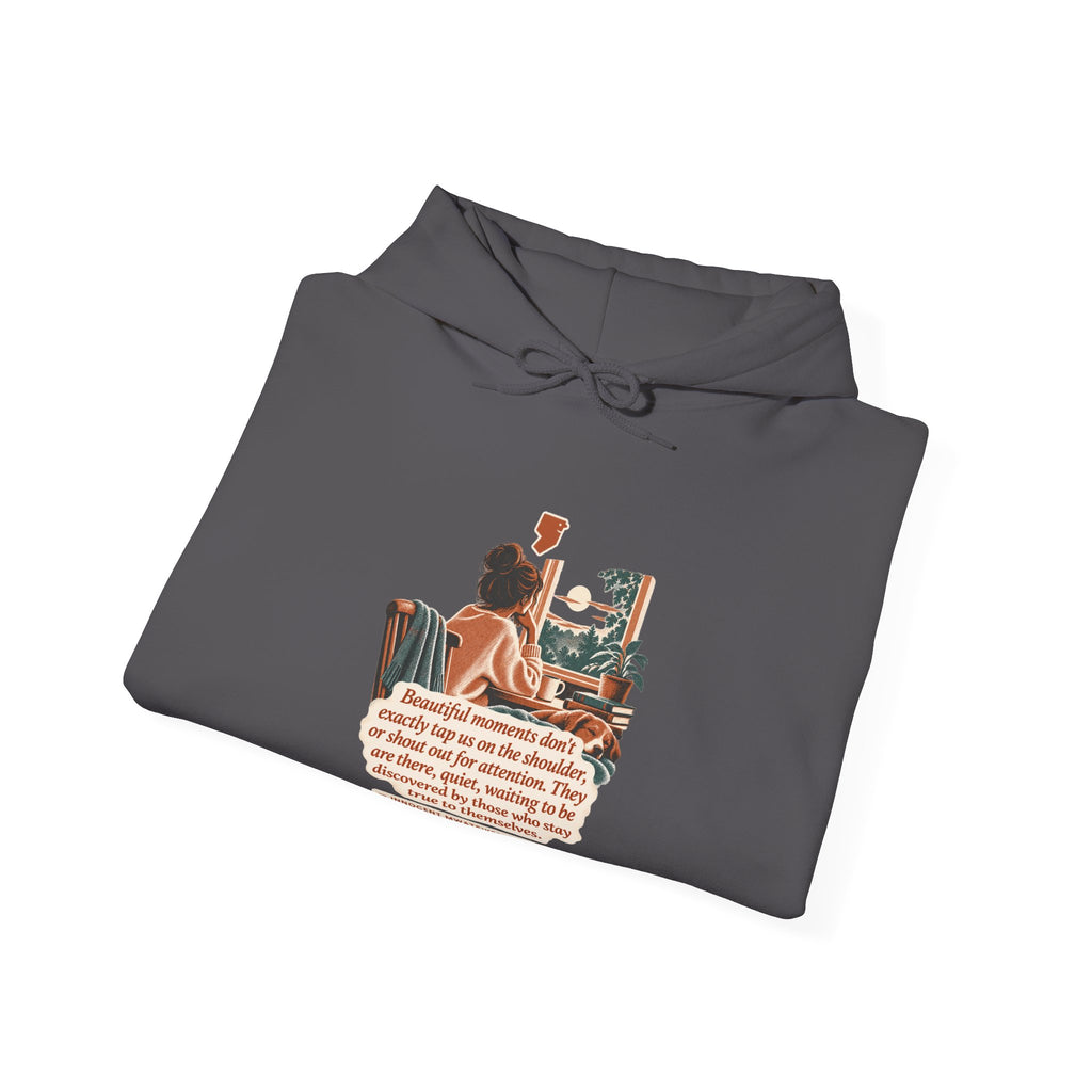 Beautiful Moments design on a hoodie.