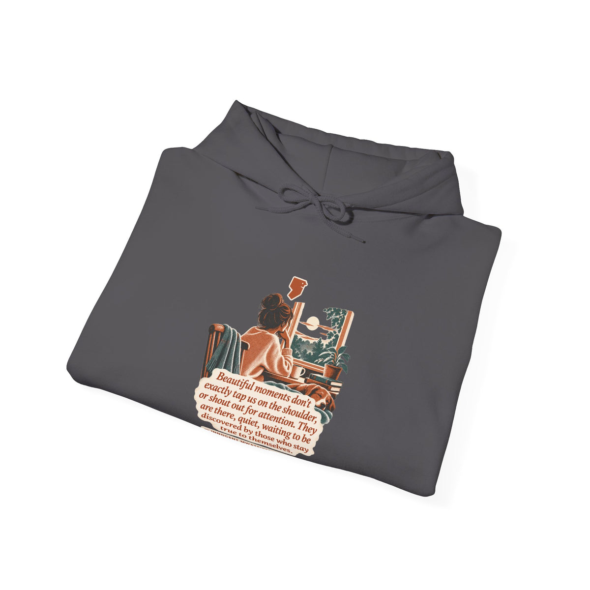 Beautiful Moments design on a hoodie.