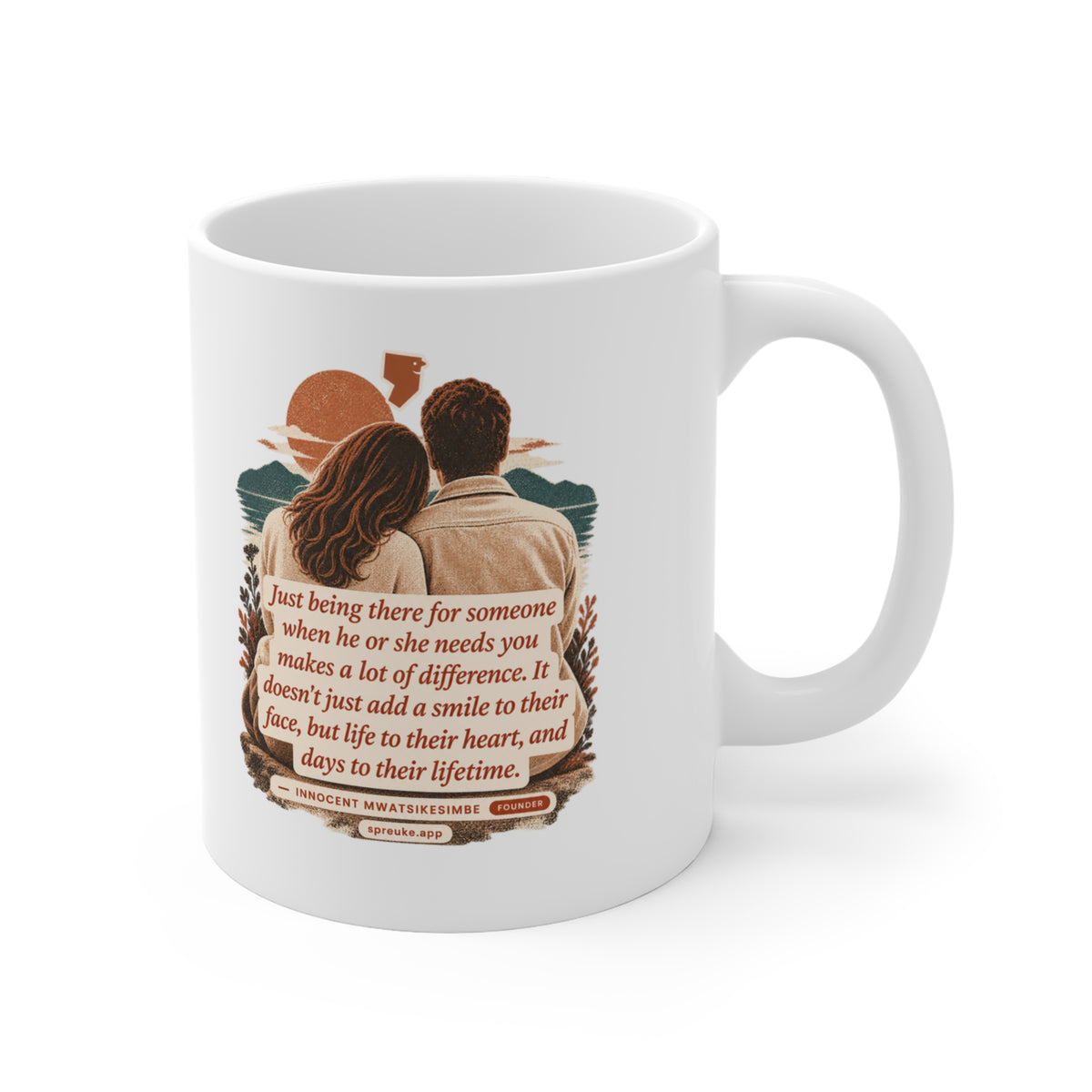 Life to Their Heart design on a mug.