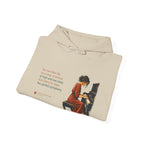 Folded Sand Life as a Song hoodie showing the printed design.